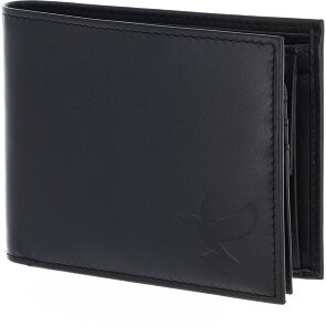 oxmox Leather Porte-monnaie Protection RFID Cuir véritable 12 cm