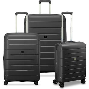 MODO by Roncato Starlight 3.0 4 roulettes Set de valises 3 pièces avec soufflet d'extension