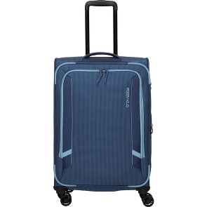 Travelite Corsiica 4 roulettes Trolley M 67 cm avec soufflet d'extension