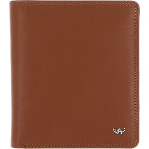 Golden Head Polo Porte-monnaie Protection RFID Cuir véritable 9 cm