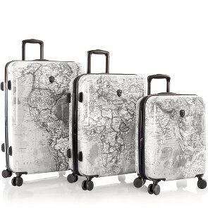 Heys Black Camo 4 roulettes Set de valises 3 pièces avec soufflet d'extension