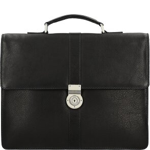 Leonhard Heyden Bergamo Porte-documents en cuir 38 cm Compartiment pour ordinateur portable