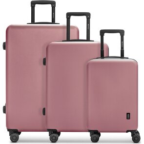 Redolz Essentials 09 3-SET 4 roulettes Set de valises 3 pièces