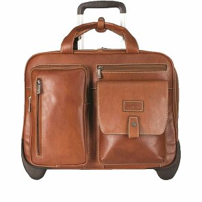 Jekyll & Hide Montana Valise Business 2 roulettes RFID cuir 42 cm compartiment Laptop