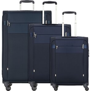 Samsonite Citybeat 4 roulettes Set de valises 3 pièces avec soufflet d'extension