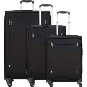 Samsonite Citybeat 4 roulettes Set de valises 3 pièces avec soufflet d'extension