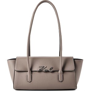 Karl Lagerfeld Signature Sac à bandoulière Cuir véritable 37 cm