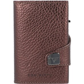 Tru Virtu Click & Slide Porte-cartes de crédit RFID en cuir 6,5 cm