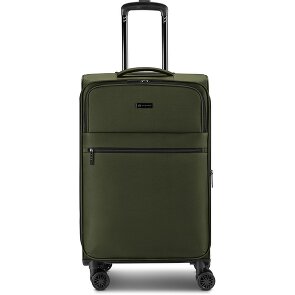 bugatti Valencia Soft 4 roulettes Trolley M 65 cm avec soufflet d'extension