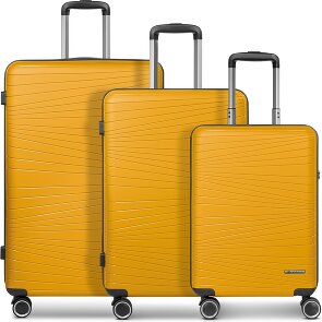 Franky Dallas 3.0 Set de valises à 4 roulettes 3 pièces avec soufflet d'extension