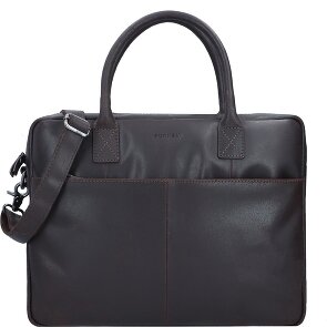 Burkely Vintage Attaché-case Cuir véritable 37 cm Compartiment ordinateur