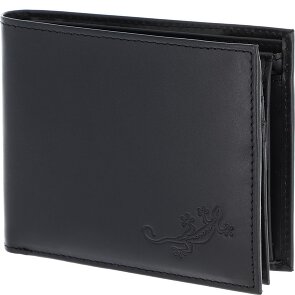 oxmox Leather Porte-monnaie Protection RFID Cuir véritable 12 cm
