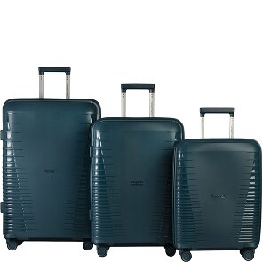 Worldpack Havanna 4 roulettes Set de valises 3 pièces
