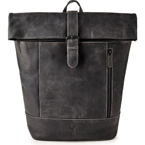 Jack Kinsky Baltimore 15 Sac à dos professionnel Cuir véritable 43 cm Compartiment ordinateur