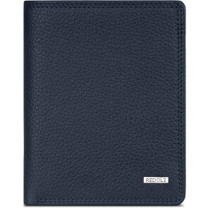 Redolz Leather Essentials HF Porte-monnaie en cuir RFID 9,5 cm dépliable