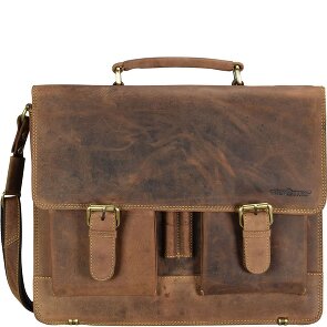 Greenburry Porte-documents Vintage en cuir 40 cm pour ordinateur portable