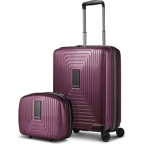 Redolz Essentials 14 Set de valises 2 pcs. trolley cabine avec soufflet extensible & Beautycase