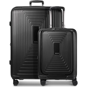 Redolz Essentials 14 Set de valises à 4 roulettes 2 pcs. compartiment pour ordinateur portable avec soufflet d'extension