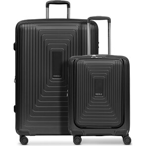 Redolz Essentials 14 Set de valises à 4 roulettes 2 pcs. compartiment pour ordinateur portable avec soufflet d'extension