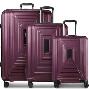 Redolz Essentials 14 4 roues Set de valises 3 pièces avec soufflet d'extension