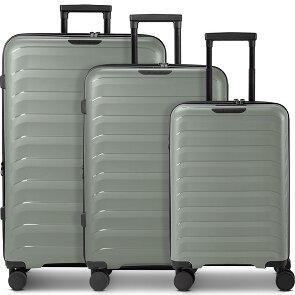 d&n Toronto 4 roues Set de valises 3 pièces avec soufflet d'extension