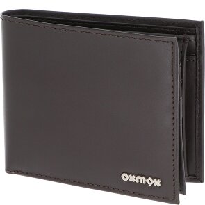oxmox Leather Porte-monnaie Protection RFID Cuir véritable 12 cm
