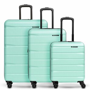 Franky Munich 4.0 Set de valises à 4 roulettes 3 pièces avec soufflet extensible