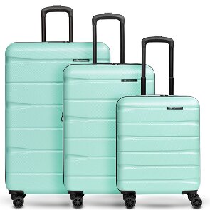 Franky Munich 4.0 Set de valises à 4 roulettes 3 pièces avec soufflet extensible