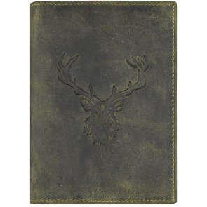 Greenburry Porte-cartes d'identité Vintage Hirsch en cuir 12 cm