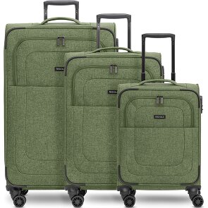 Redolz Essentials 12 THREE SET 4 roulettes Set de valises 3 pièces avec soufflet d'extension