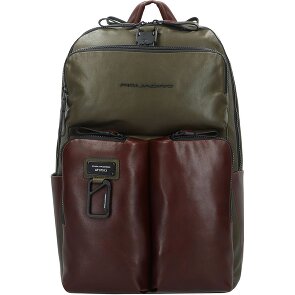 Piquadro Harper sac à dos en cuir 48 cm compartiment pour ordinateur portable
