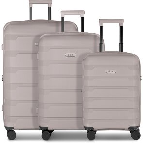 d&n South Dakota 4 roulettes Set de valises 3 pièces avec soufflet d'extension