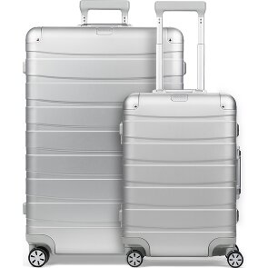 Redolz Pro Aluminium 4 roues Set de valises 2 pièces