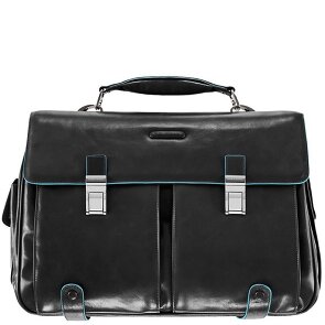 Piquadro Blue Square Porte-documents en cuir 43 cm Compartiment pour ordinateur portable
