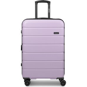 Saxoline Miami 4 roulettes Trolley M 65 cm avec soufflet d'extension