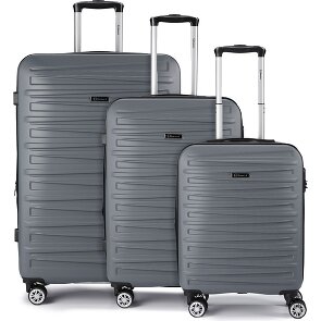 Benzi 5493 4 roues Set de valises 3 pièces avec soufflet d'extension