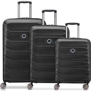 Delsey Paris Meteor 4 roues Set de valises 3 pièces avec soufflet d'extension