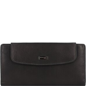 Greenland Nature Black Nappa Porte-monnaie en cuir RFID 19 cm