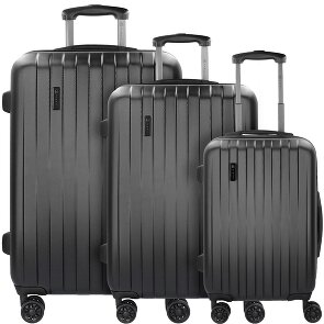 bugatti Lima 2.0 FL Set de valise à 4 roulettes 3pcs avec double roulettes