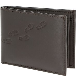 oxmox Leather Porte-monnaie Protection RFID Cuir véritable 11 cm