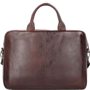 Dermata Porte-documents en cuir 39 cm Compartiment pour ordinateur portable