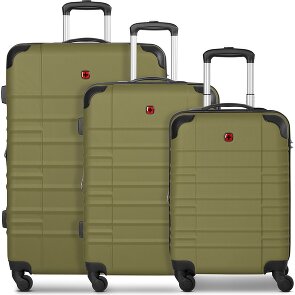 Wenger Amplar Evo 4 roulettes Set de valises 3 pièces avec soufflet d'extension