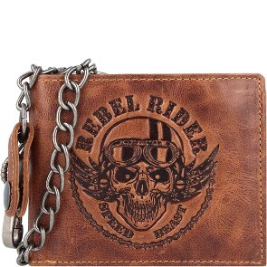 Greenburry Porte-monnaie Rebel Rider Biker en cuir 13 cm