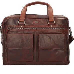 Spikes & Sparrow Porte-documents en cuir 41 cm compartiment pour ordinateur portable