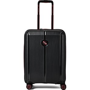 Polestream Paris 4 roulettes Trolley de cabine 55 cm avec soufflet d'extension