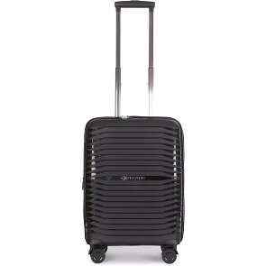 Stratic Bright+ 4 roulettes Trolley de cabine S 55 cm avec soufflet d'extension