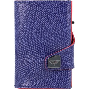 Tru Virtu Click & Slide Porte-cartes de crédit RFID en cuir 6,5 cm