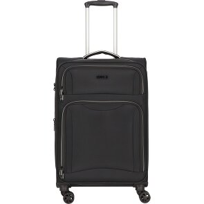 d&n Travel Line 9204 4 roues Valise cabine M 66 cm avec soufflet d'extension