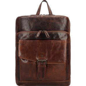 Greenburry Rugged Sac à dos professionnel Cuir 39 cm Compartiment pour ordinateur portable