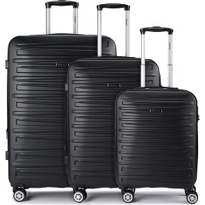 Benzi 5493 4 roulettes Set de valises 3 pièces avec soufflet d'extension